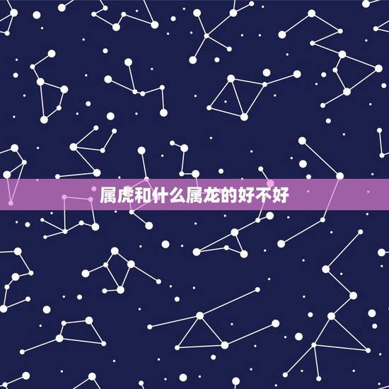 属虎和什么属龙的好不好,属虎和属龙的夫妻结局 属虎和什么属龙的好不好,属虎和属龙的夫妻结局