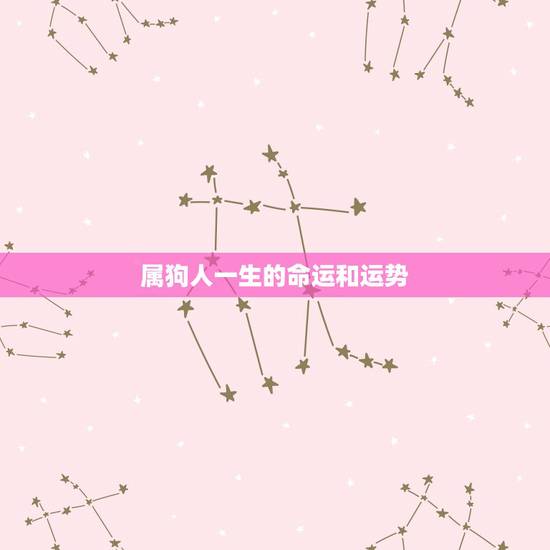 属狗人一生的命运和运势，94年属狗的女性一生命运