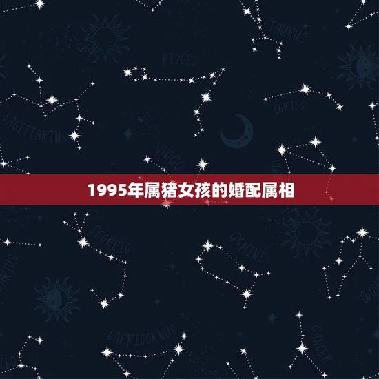 1995年属猪女孩的婚配属相,95年猪女婚配属相最配 1995年属猪女孩的婚配属相,95年猪女婚配属相最配