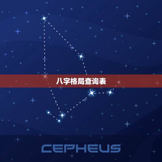 八字格局查询表,免费查询自己的格局 八字格局查询表,免费查询自己的格局