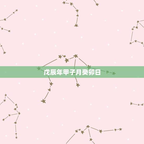 戊辰年甲子月癸卯日,癸卯日柱遇甲寅大运 戊辰年甲子月癸卯日,癸卯日柱遇甲寅大运