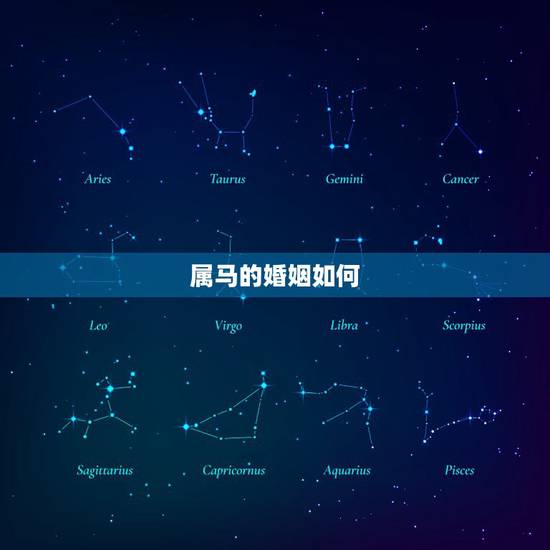 属马的婚姻如何，男性属马和女性属马的婚姻如何