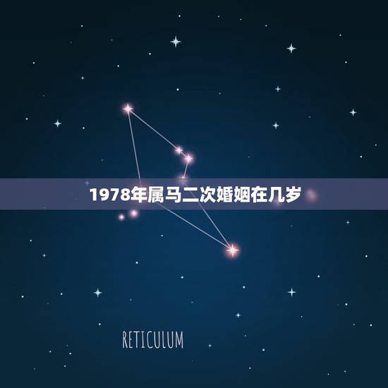 1978年属马二次婚姻在几岁,属马人今年几岁 1978年属马二次婚姻在几岁,属马人今年几岁