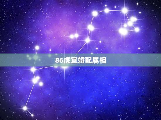 86虎宜婚配属相,属蛇男和属虎女婚配合适吗 86虎宜婚配属相,属蛇男和属虎女婚配合适吗