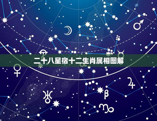 二十八星宿十二生肖属相图解，二十八星宿与十二生肖分别是指什么 两者之间