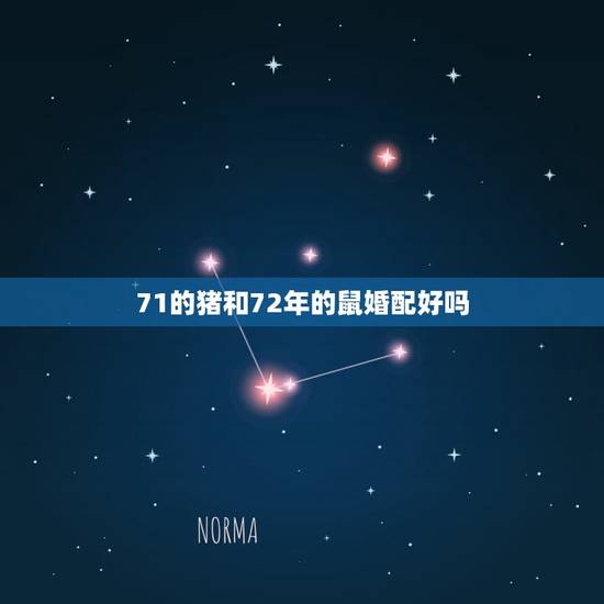 71的猪和72年的鼠婚配好吗，我72年的鼠，老公71年的猪，相配吗？