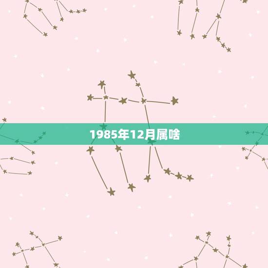 1985年12月属啥 1985年6月五行属什么 1985年12月属啥 1985年6月五行属什么
