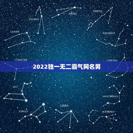 2022独一无二霸气网名男，2021年霸气的男生网名有哪些？