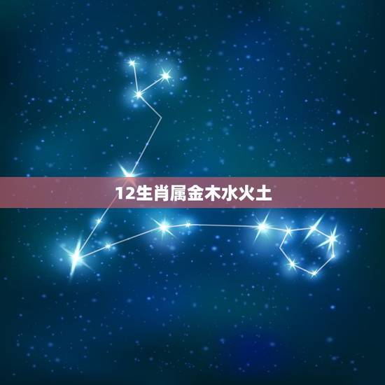 12生肖属金木水火土,五行代表的生肖 12生肖属金木水火土,五行代表的生肖