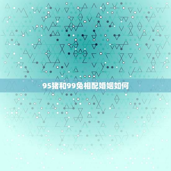 95猪和99兔相配婚姻如何，00的龙和95的猪相配婚姻如何