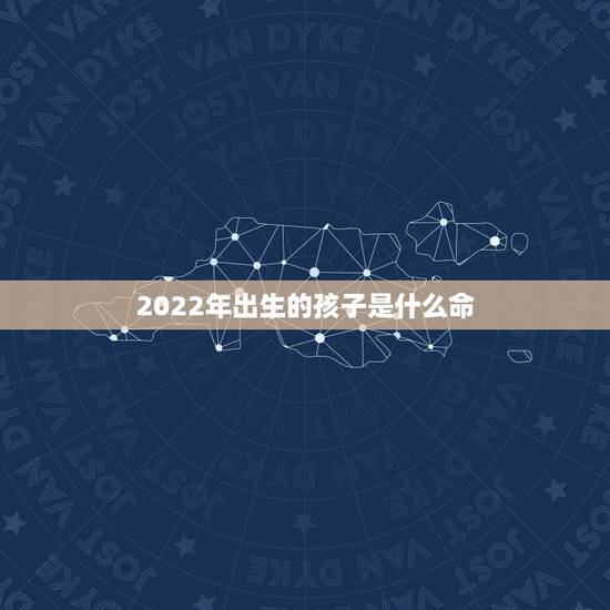2022年出生的孩子是什么命，62年12月出生金木水火土是什么命？
