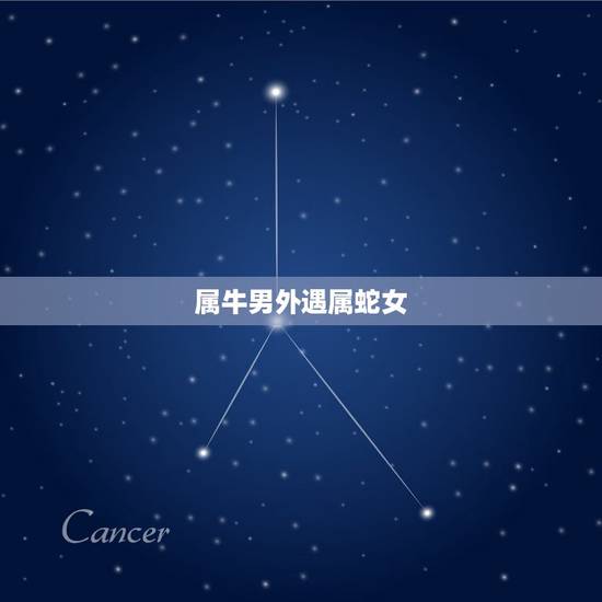 属牛男外遇属蛇女，属牛的和什么属相最配