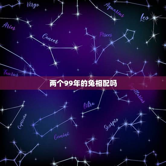 两个99年的兔相配吗，99年兔和什么生肖最配