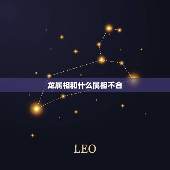 龙属相和什么属相不合，属相龙和哪个属相不合？