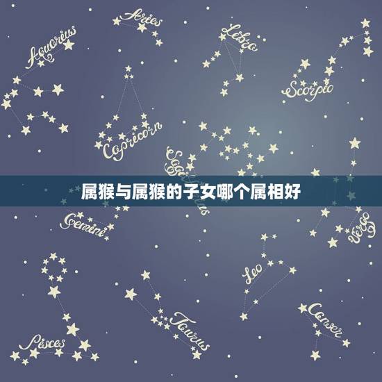 属猴与属猴的子女哪个属相好,属猪和属猴适宜生什么属相的孩子 属猴与属猴的子女哪个属相好,属猪和属猴适宜生什么属相的孩子
