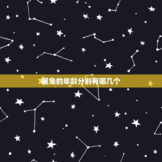属兔的年龄分别有哪几个，属兔和什么属相最配