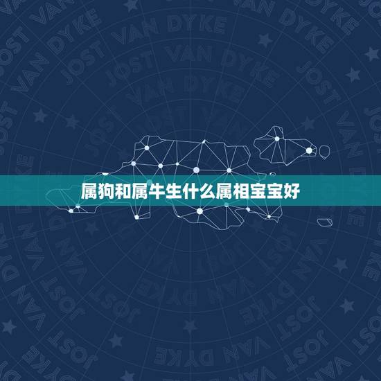 属狗和属牛生什么属相宝宝好，老公82年6月16属狗，我是85年11月2