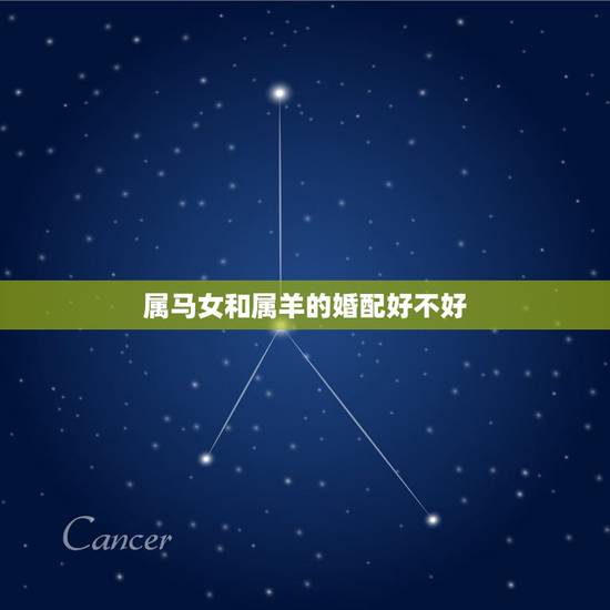 属马女和属羊的婚配好不好，属马和属羊的婚配好吗