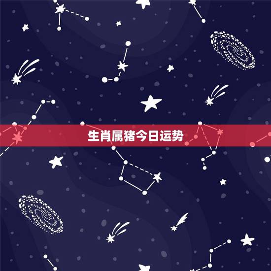 生肖属猪今日运势,属猪今年运程 生肖属猪今日运势,属猪今年运程