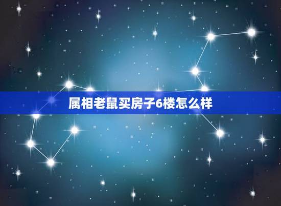 属相老鼠买房子6楼怎么样，老公属鼠我属猪买6楼好吗
