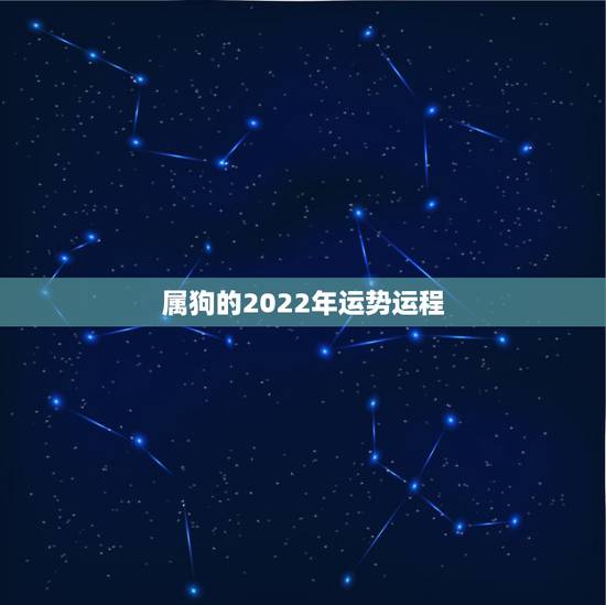 属狗的2022年运势运程，2022年12生肖运势解析