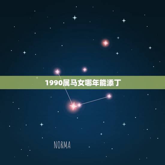 1990属马女哪年能添丁，1990年属马的什么时候生的最好