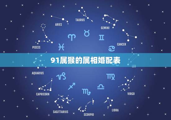 91属猴的属相婚配表,91年属什么,和猴相配吗 91属猴的属相婚配表,91年属什么,和猴相配吗