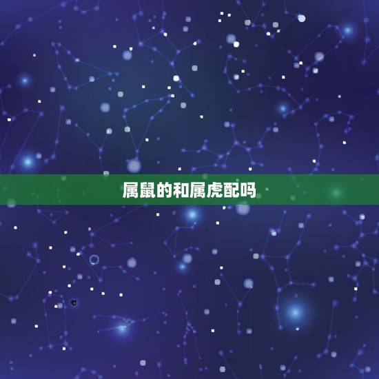 属鼠的和属虎配吗,属虎的女人千万不能娶 属鼠的和属虎配吗,属虎的女人千万不能娶