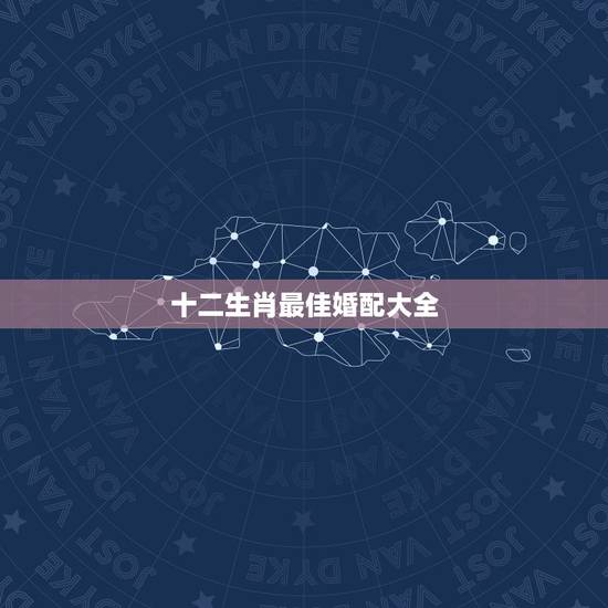 十二生肖最佳婚配大全，男女属相婚配表大全