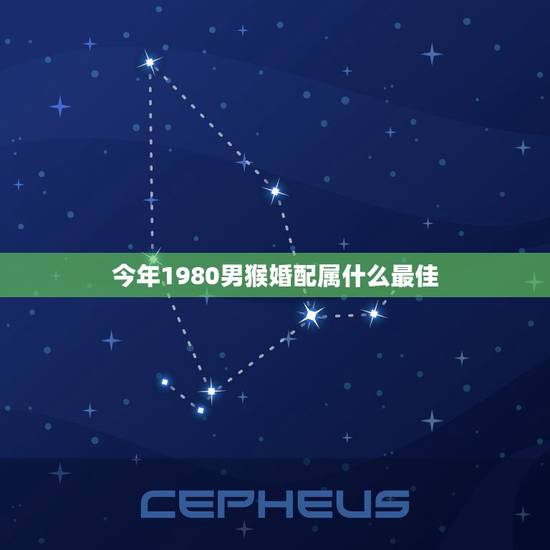 今年1980男猴婚配属什么最佳，80年属猴的最佳婚配
