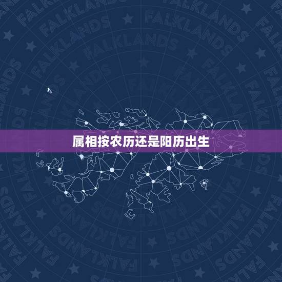 属相按农历还是阳历出生，生肖按农历还是公历