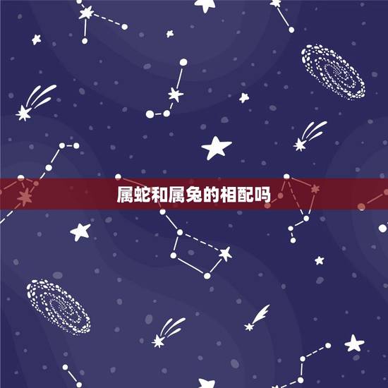 属蛇和属兔的相配吗，男蛇盘女兔上等婚