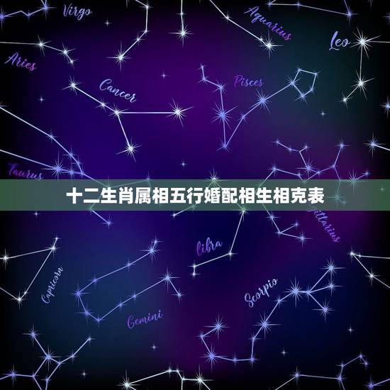 十二生肖属相五行婚配相生相克表,属相婚配和五行婚配那个更准一点?请懂行 十二生肖属相五行婚配相生相克表,属相婚配和五行婚配那个更准一点?请懂行