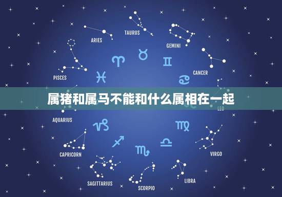 属猪和属马不能和什么属相在一起，属猪和属马能在一起吗