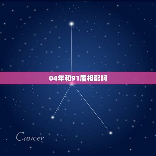 04年和91属相配吗，91年属马的跟什么属相的结婚适宜