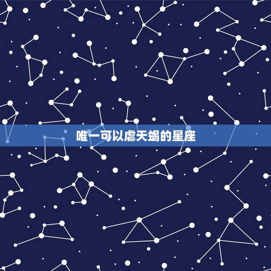 唯一可以虐天蝎的星座 把实力藏得很深的星座 唯一可以虐天蝎的星座 把实力藏得很深的星座
