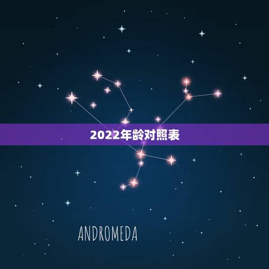2022年龄对照表，2022虎百年难遇