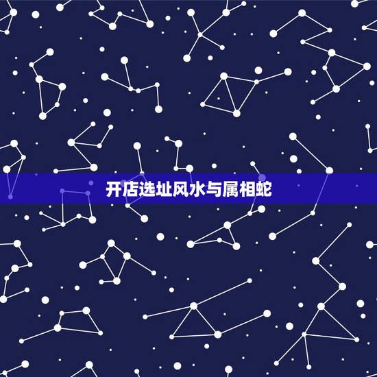 开店选址风水与属相蛇，风水本人属蛇有一店铺坐北向南财位在何方位