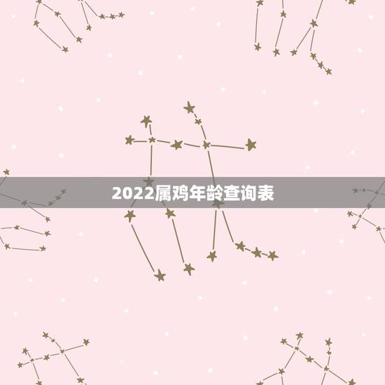 2022属鸡年龄查询表,2022 年年龄表 2022属鸡年龄查询表,2022 年年龄表