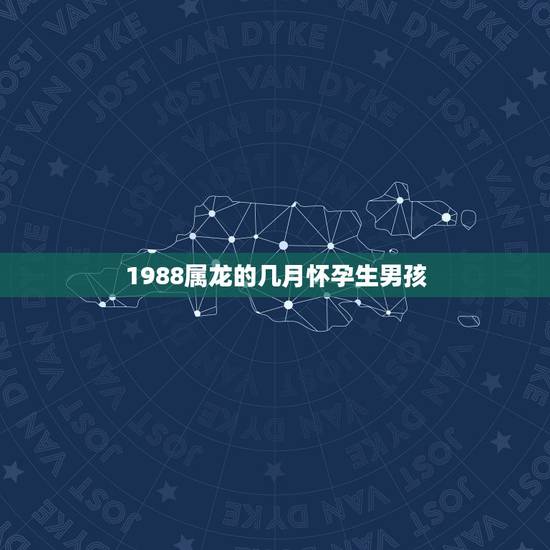 1988属龙的几月怀孕生男孩，1988属龙几月怀孕生女
