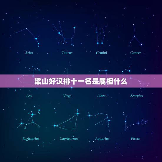 梁山好汉排十一名是属相什么,梁山好汉排名是怎样的?排名依据是什么? 梁山好汉排十一名是属相什么,梁山好汉排名是怎样的?排名依据是什么?