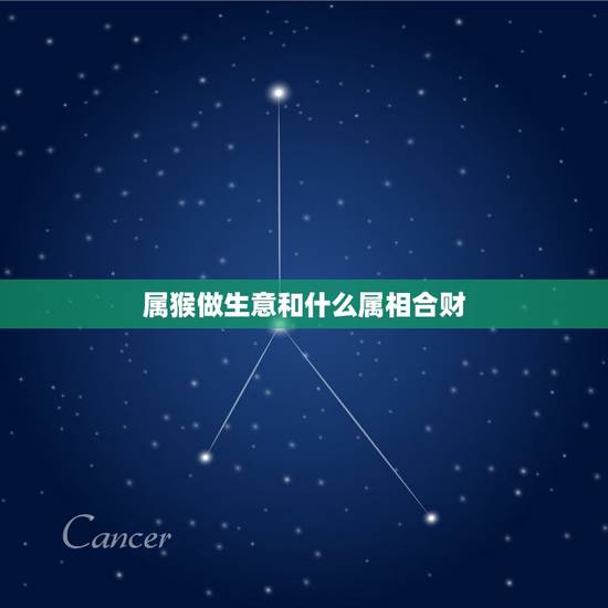 属猴做生意和什么属相合财，属猴和什么合财