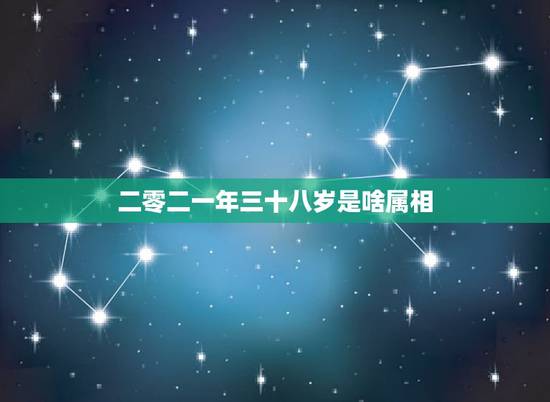二零二一年三十八岁是啥属相,今年三十八虚岁的人是什么属相几几年的生人 二零二一年三十八岁是啥属相,今年三十八虚岁的人是什么属相几几年的生人