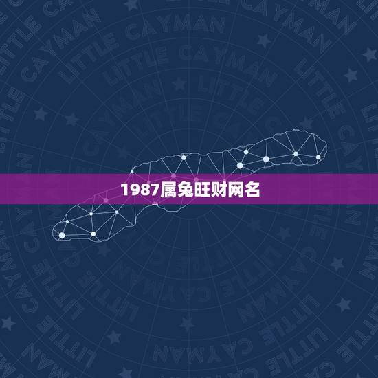 1987属兔旺财网名，属兔的吉祥微信名字