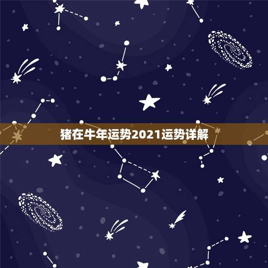 猪在牛年运势2021运势详解,2021属猪人全年运势1971 猪在牛年运势2021运势详解,2021属猪人全年运势1971