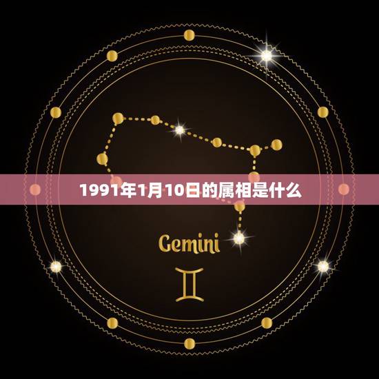 1991年1月10日的属相是什么，1990年1月10日出生 属相是什么