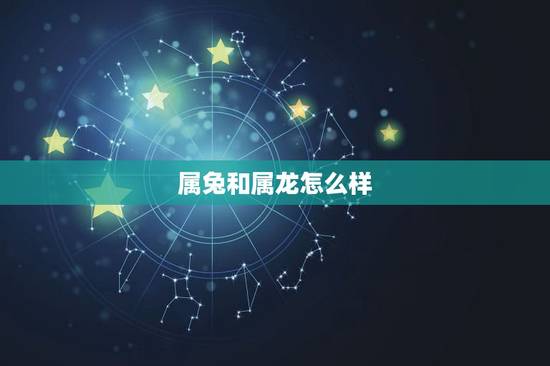 属兔和属龙怎么样，兔和龙合不合得来