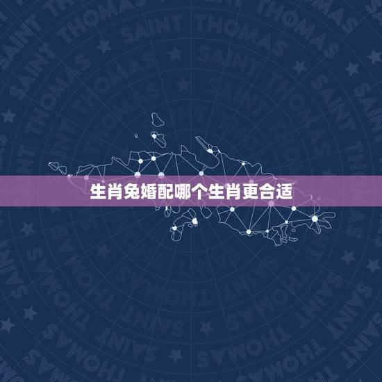 生肖兔婚配哪个生肖更合适，兔跟什么生肖配对最好