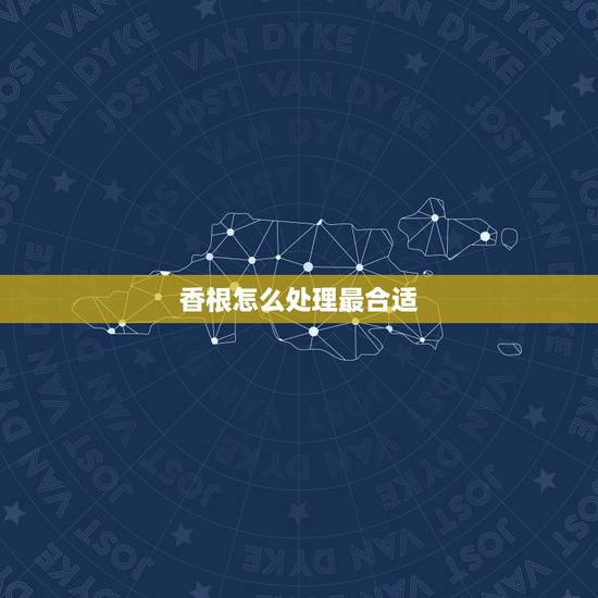 香根怎么处理最合适,烧香剩下的香根怎么处理才如法 香根怎么处理最合适,烧香剩下的香根怎么处理才如法