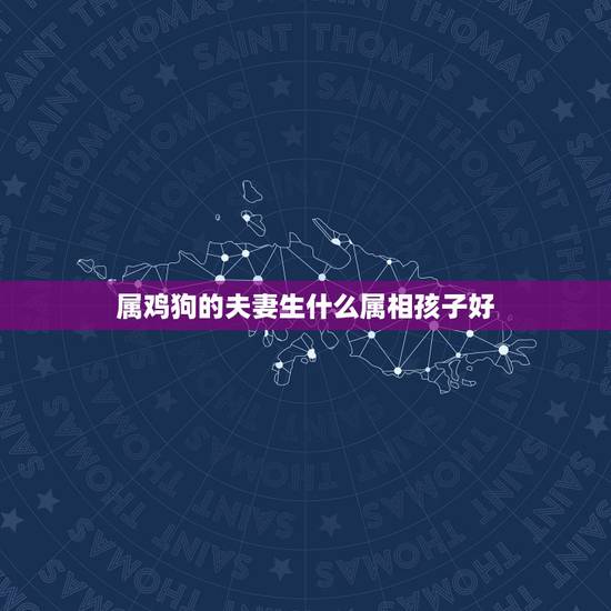 属鸡狗的夫妻生什么属相孩子好，属鸡和属狗适合生什么属相的孩子？